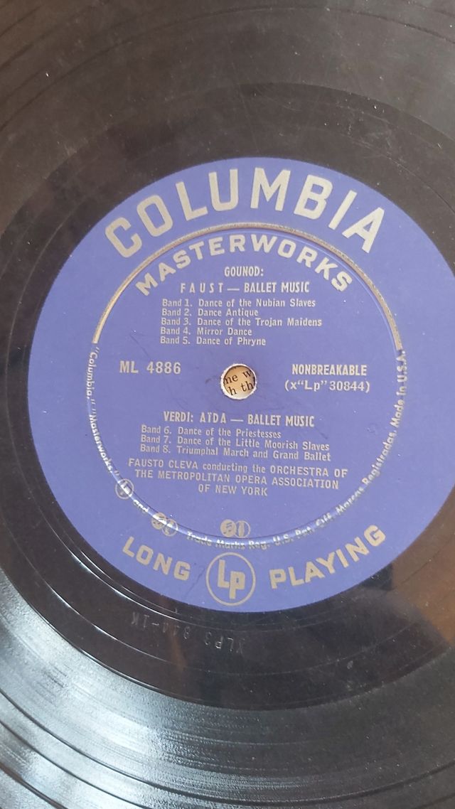 2 vinili Giuseppe Verdi e Ballet Music