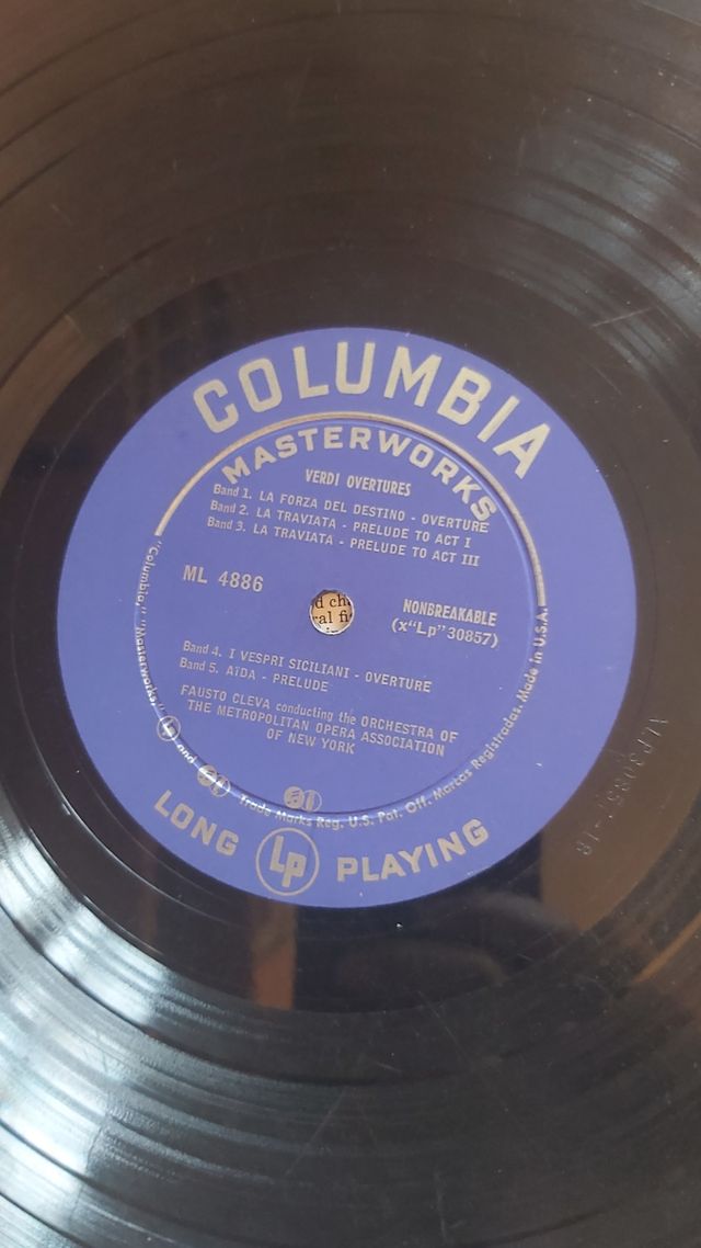 2 vinili Giuseppe Verdi e Ballet Music