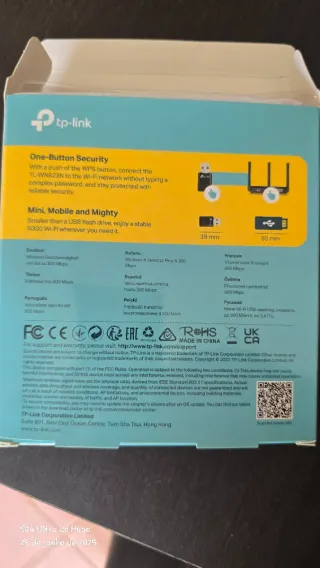 Mini Wireless adapter TP-Link TL-WN823N