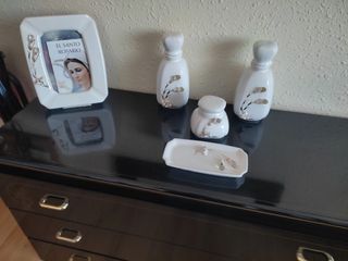 juego de tocador y marco