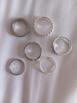 2x1! Lote de anillos