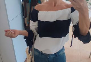 Blusa marinera de Zara. T.S