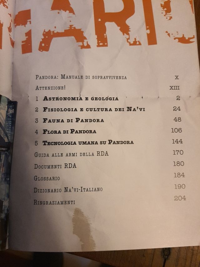 Libro Avatar rapporto confidenziale su Pandora