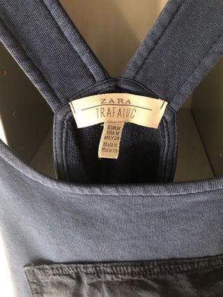 Vestido estilo peto Zara Trafaluc