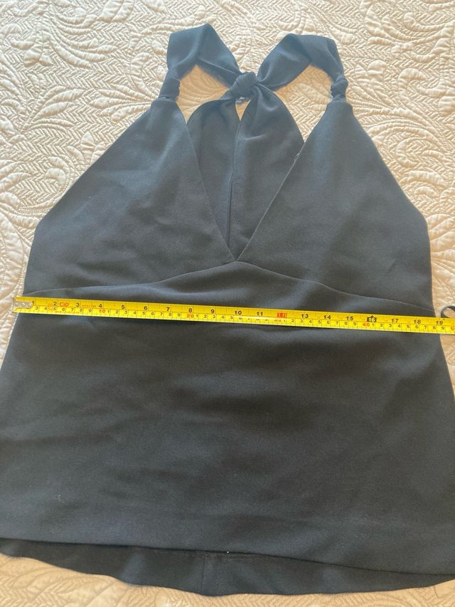 Top nuevo de Zara negro XL