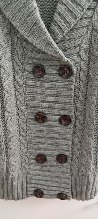 Chaqueta de punto gordo