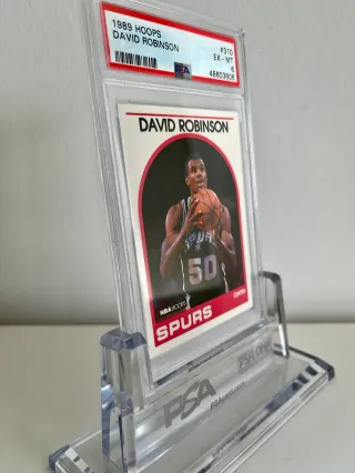 🏀 Cromo 1989 NBA David Robinson 👉 PSA 6