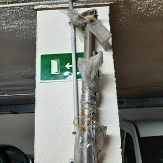 Escape de vehículo marca Honda CR-V