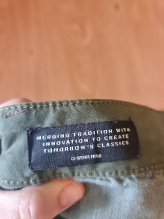 Pantalones gstar raw pitillos