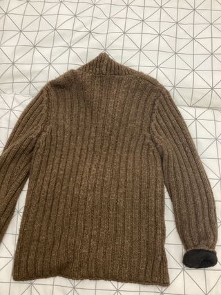 Chaqueta hombre punto cruzada