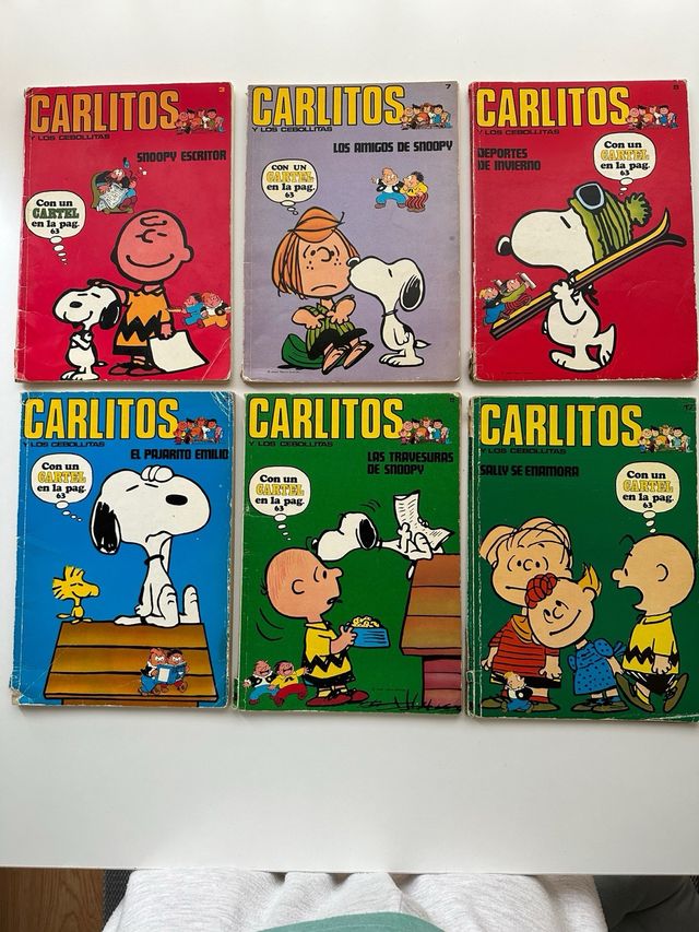 Lotto 6 collezione di fumetti CARLITOS (anni '70)