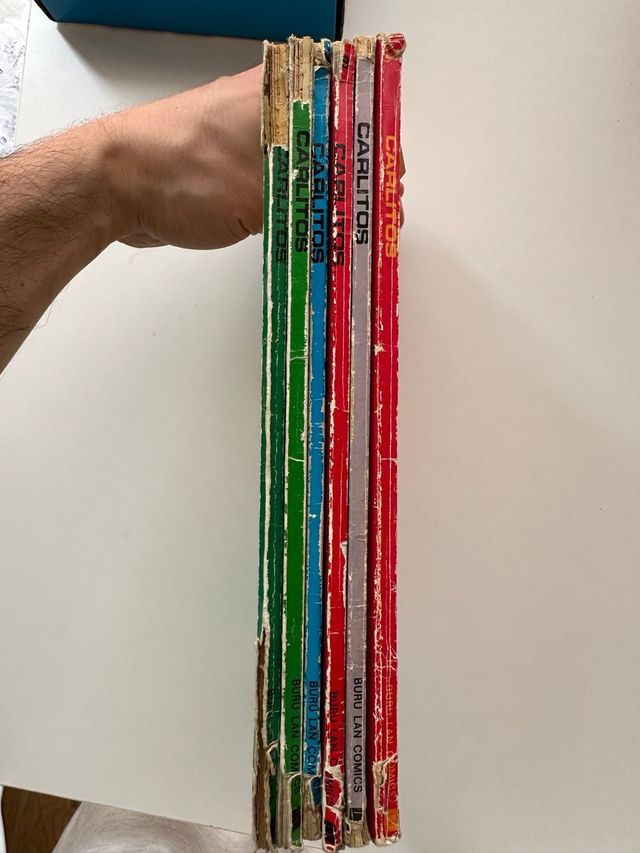 Lotto 6 collezione di fumetti CARLITOS (anni '70)