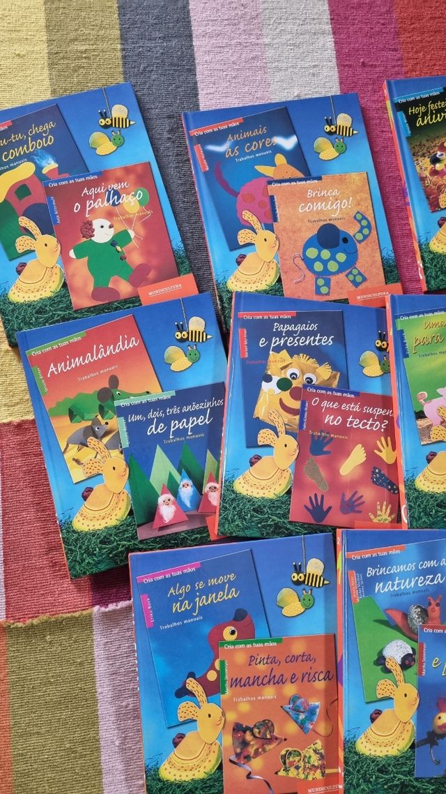 Conjunto 8 livros cria com as maos-mundi