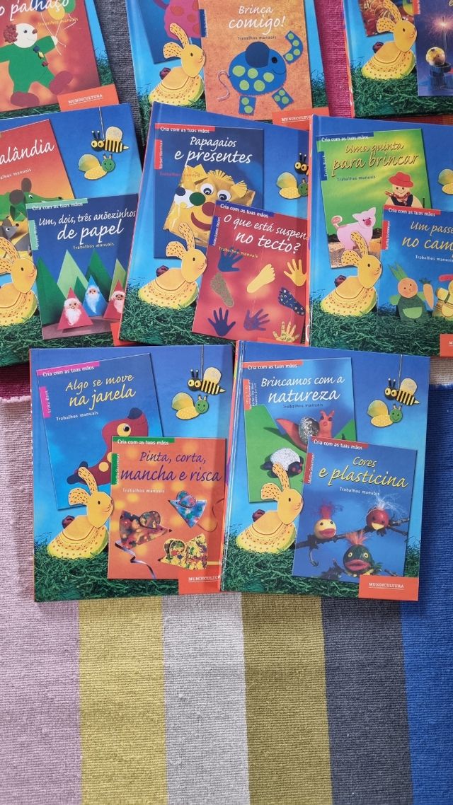 Conjunto 8 livros cria com as maos-mundi