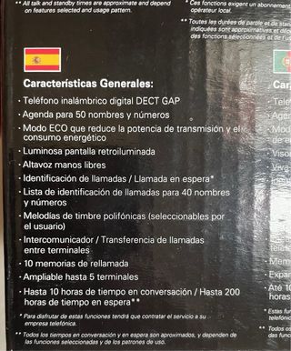 Teléfono inalámbrico