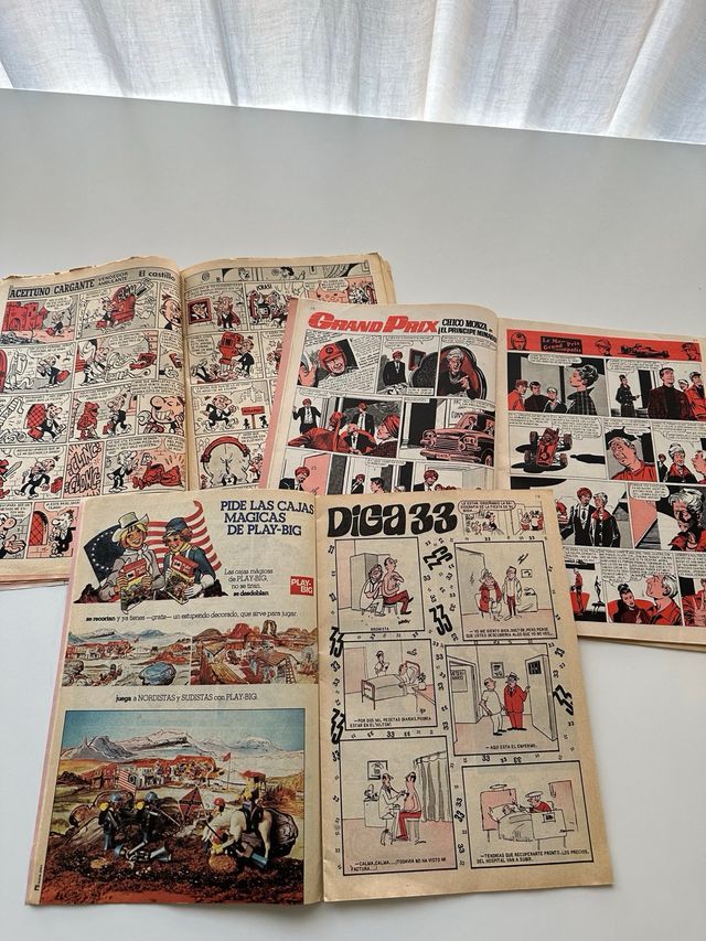 Set di fumetti della collezione Super DDT (anni '70)