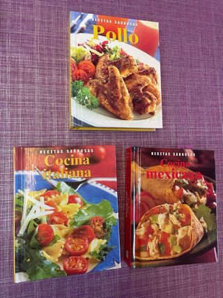 Libros de Cocina “Recetas Sabores”