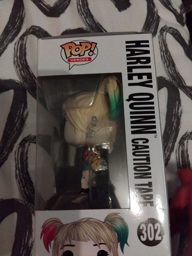 Funko pop Harvey quinn caution tape
