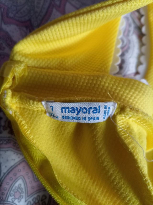 Vestido amarillo 7 años