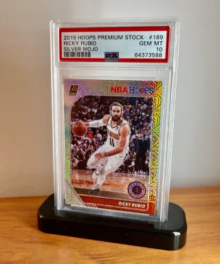 🏀 Cromo 2019 NBA Ricky Rubio 👉 PSA 10  👀 POP 1