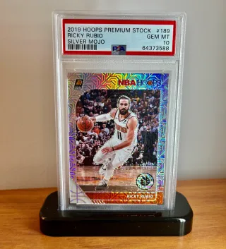 🏀 Cromo 2019 NBA Ricky Rubio 👉 PSA 10  👀 POP 1
