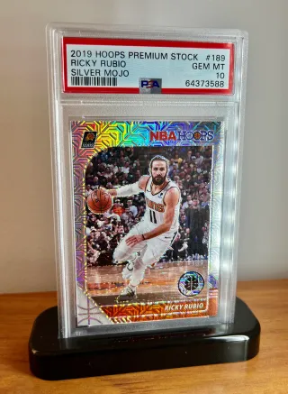 🏀 Cromo 2019 NBA Ricky Rubio 👉 PSA 10  👀 POP 1