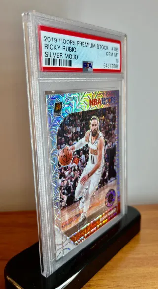 🏀 Cromo 2019 NBA Ricky Rubio 👉 PSA 10  👀 POP 1