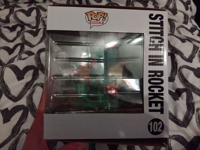 Funko pop stitch in rocket 