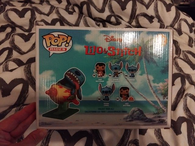 Funko pop stitch in rocket 