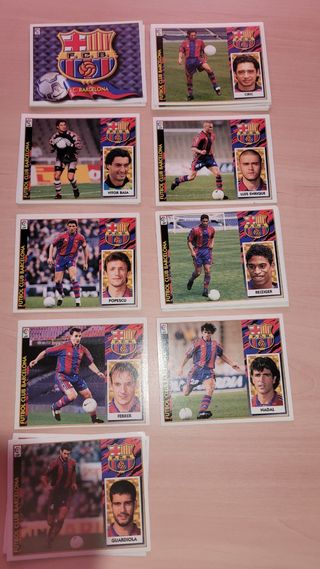 Cromos del f.c barcelona 1997-98