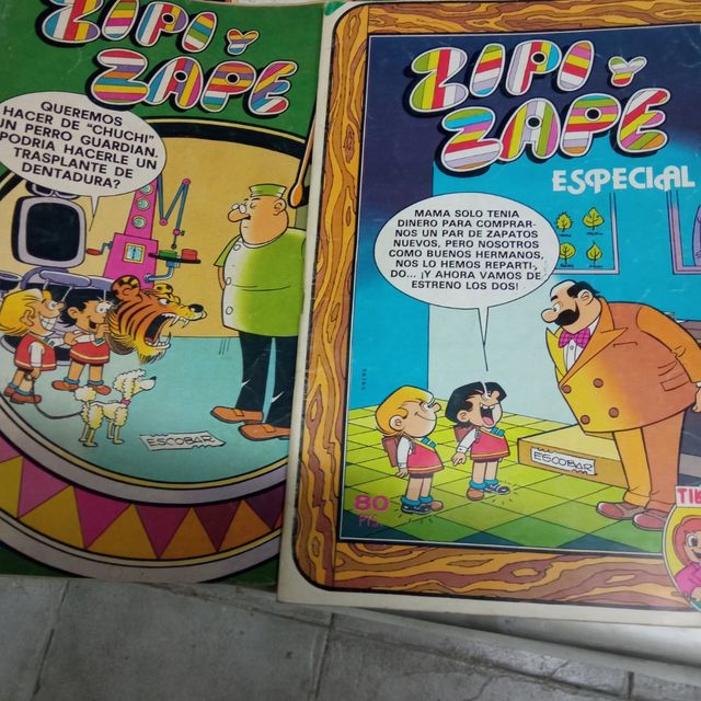 Cómics de ZIPI y ZAPE.