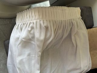 Cortina visillo blanca 144x 253 cm + riel 