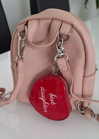Mini mochila rosa de Parfois 