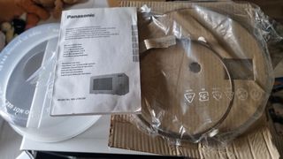 horno microondas grill Panasonic acero