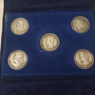 coleccion monedas familia real Española