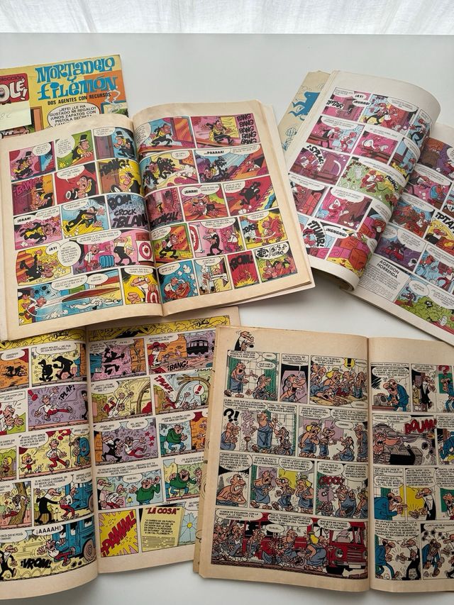 Set della collezione OLE Mortadelo e Filemon (anni '70 e '80)