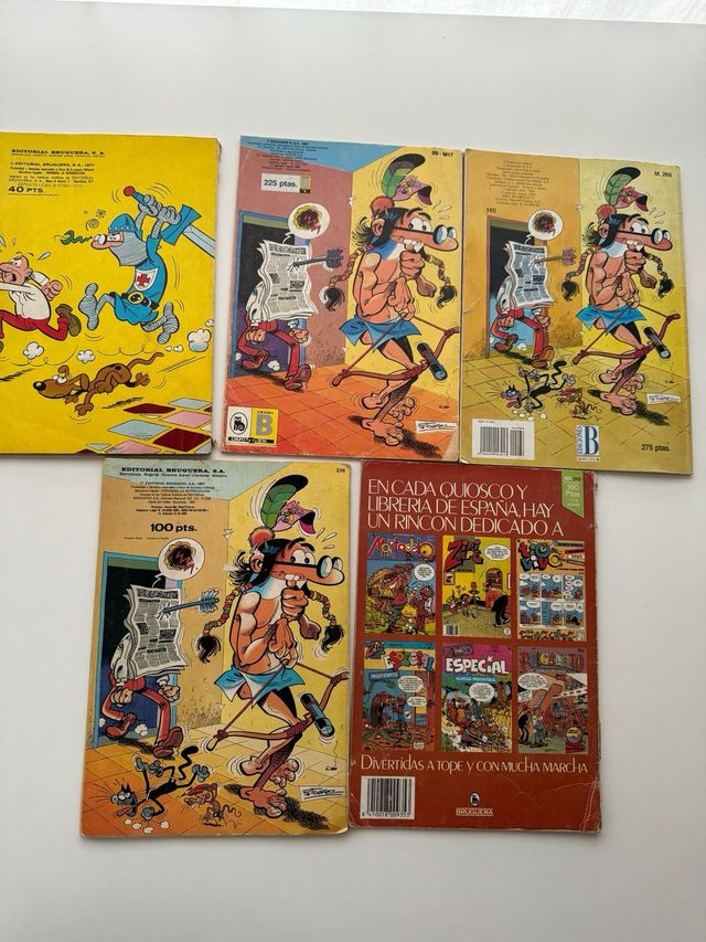 Set della collezione OLE Mortadelo e Filemon (anni '70 e '80)