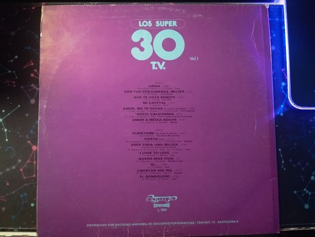 (Antes 15€) Vinilo - Los Super 30