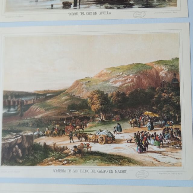 Laminas de GRABADOS de ÉPOCA