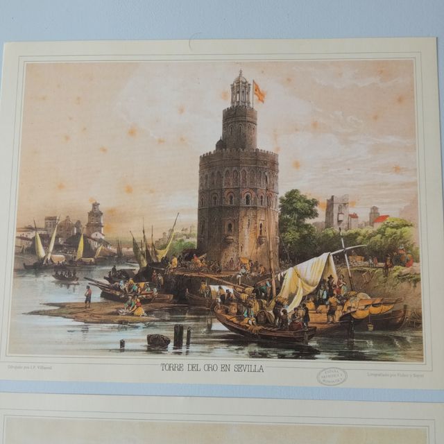 Laminas de GRABADOS de ÉPOCA