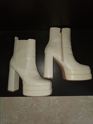 Botines de mujer con plataforma 👢🤍