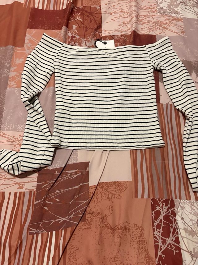 Top manga larga pull&bear