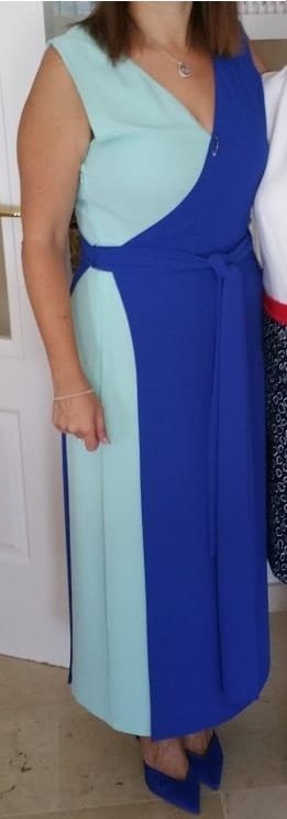 Vestido bicolor T. 40 (ampliable 38-42)