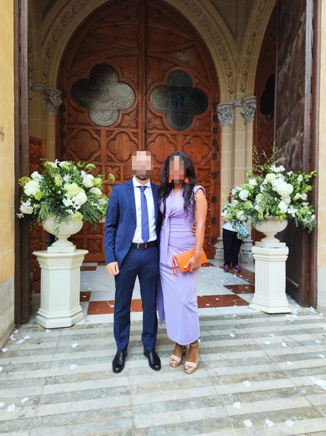 Vestido lila para boda