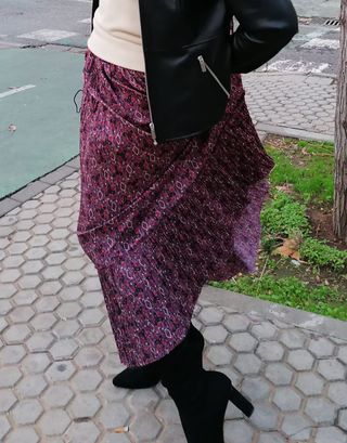 Falda larga ZARA