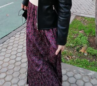 Falda larga ZARA