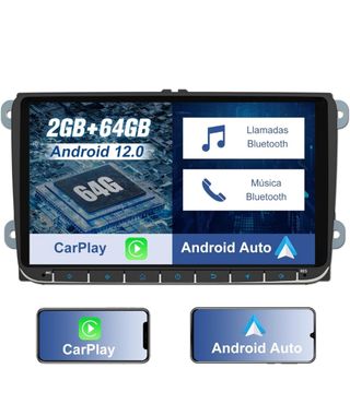 RADIO PANTALLA 9" ANDROID 12 PARA VW