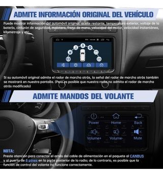RADIO PANTALLA 9" ANDROID 12 PARA VW