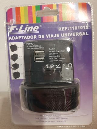 Enchufe cargador adaptador países Univers