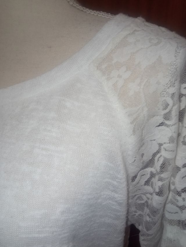 Camiseta de encaje
